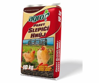 Hnojivo Agro  Pravý slepičí hnůj 10 kg