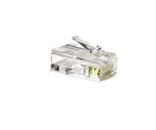 Konektor RJ45 UTP 8p8c, Cat 5e, drát, 50micron