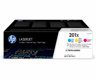 HP 201X 3-pack High Yield Cyan/Magenta/Yellow Original La...