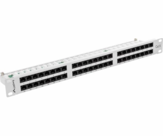 Patch Panel 48 Port 1U Kat.6 szary 