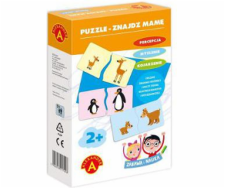 Puzzle Znadź mamę, Zabawa i nauka