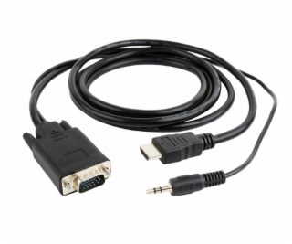 GEMBIRD Redukce HDMI to VGA + audio, 1,8m