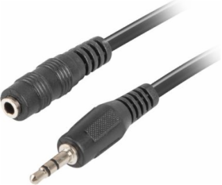 Lanberg CA-MJFJ-10CC-0050-BK audio cable 5 m 3.5mm Black