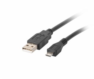 LANBERG Kabel USB 2.0 AM/Micro, 1m, černý