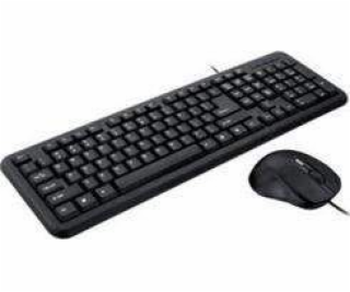 iBox OFFICE KIT II keyboard USB QWERTY English Black