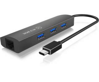 RAIDSONIC ICY HUB USB Type C/3xUSB3.0 + RJ45