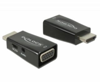 Delock Adaptér HDMI-A samec > VGA samice, s Audio