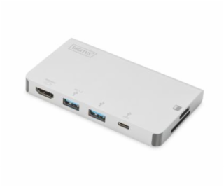 Digitus Cestovní dokovací stanice USB-C Multiport, 6 port...