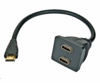 PREMIUMCORD Adaptér HDMI M - 2x F (rozdvojka, 1.3)