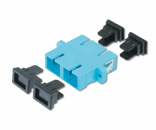 Digitus SC / SC Duplex Coupler, color aqua Zirconia Ceram...