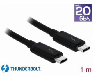 DELOCK 84845 Delock kabel Thunderbolt 3 M/M 1m Black