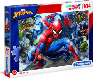 Puzzle 104 elementy Super Kolor - Spider-Man