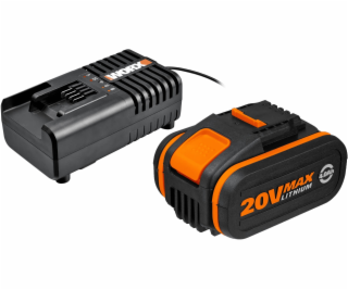 Battery 20V 4 0Ah + charger 2A WORX