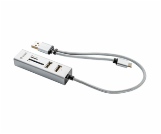 YHC 103SR USB C OTG HUB+čtečka YENKEE