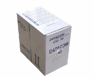 DATACOM UTP Cat5e PVC kabel 305m (licna) zelený