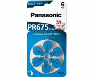 PANASONIC Zinkovzduchová baterie PR-675(44)/6LB AA 1,2V (...