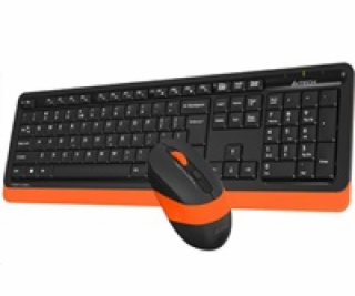 A4tech FG1010 FSTYLER set bezdr. klávesnice + myši, oranž...