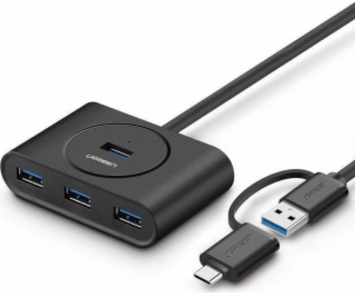 HUB USB 3.0 + USB-C 3.1 UGREEN 4-port  OTG