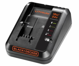 BLACK+DECKER 54Volt / 18Volt, 2A Kombinovaná nabíjačka BD...