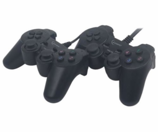 GEMBIRD JPD-UDV2-01 USB Gamepad Twin Pack Dual Vibration ...