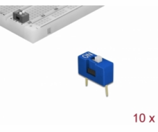 Delock Posuvný spínač DIP, 1-číslicový, s rozestupem 2,54...