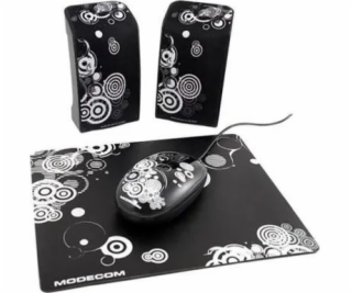 SPEAKER SET MODECOM 3IN1 (SPEAKERS  MOUSE  MOUSE PAD) ART