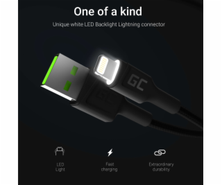 GREENCELL KABGC05 Cable Green Cell Ray USB-A - Lightning ...