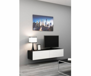 Cama TV stand VIGO 140 30/140/40 black/white gloss