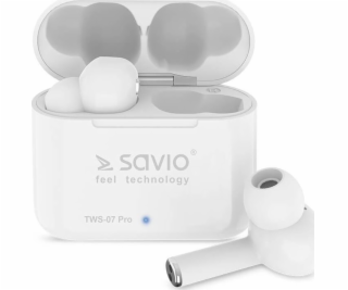 Bezdrôtové slúchadlá Savio TWS-07 PRO BT 5.0 s mikrofónom...