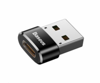 Baseus adaptér USB samec na USB-C samica 3A, čierna