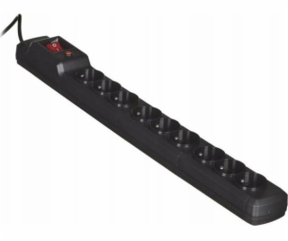 Activejet ACJ COMBO 9GN 3M black power strip with cord