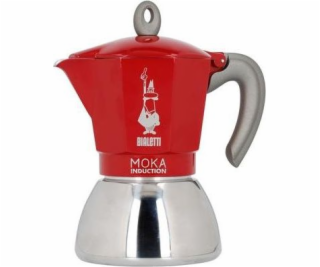 Bialetti Moka Induction Červená 6 šálků 