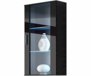 Cama hanging display cabinet SOHO black/black gloss