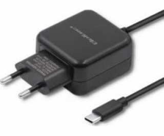 Nabíjačka Qoltec 5V | 2,4A | 12W | USB typ C | Čierna