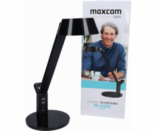 MAXCOM ML4400 LUMEN, Stolová LED lampa, USB, čiern