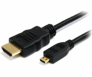 Elmak HDMI Micro - HDMI kábel 1m čierny (SAVIO CL-39)