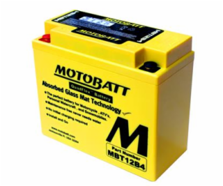 Baterie Motobatt MBT12B4 11Ah, 12V, 2 vývody 