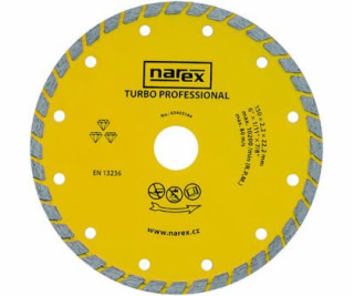 Diamantový kotouč Narex TURBO PROFESSIONAL 150 mm