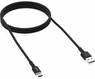 KRUX Cable USB typ-A / USB typ-C LED QC 3.0 cable 1.2 m