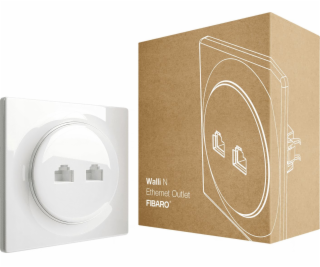 Fibaro Walli N socket-outlet 2 x RJ-45 White