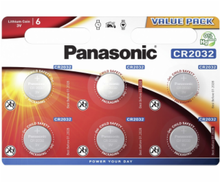 Panasonic CR2032 6ks CR2032L/6BP