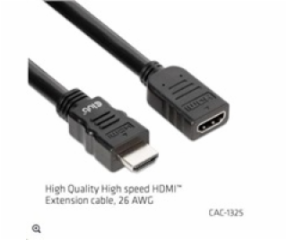 Club3D Kabel prodlužovací HDMI 4K60HZ (M/F), 5m, černá, 2...