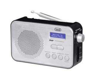 Rádio Trevi, DAB 7F92 R BK, přenosné, DAB+, FM, alarm, TF...