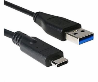 Kabel C-TECH USB 3.0 AM na Type-C kabel (AM/CM), 2m, černý