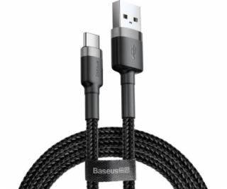 Baseus USB-A - USB-C USB kábel 2 m Čiernošedý (CATKLF-CG1)