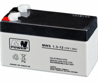 MPL MW POWER MWS 1.3-12 UPS batérie Lead-acid accumulator...