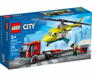 LEGO City 60343 Rescue Helicopter Transport