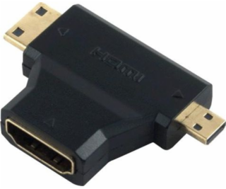 PremiumCord Adaptér HDMI na mini HDMI typ C a micro HDMI ...