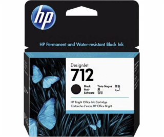 HP 712 80-ml Black DesignJet Ink