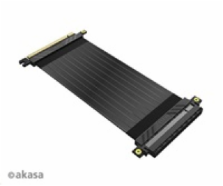 AKASA kabel RISER BLACK X2 Premium PCIe 3.0 x 16 Riser, 30cm